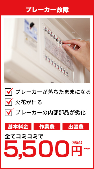 ブレーカー故障