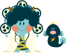 鬼とウナギのキャラクター