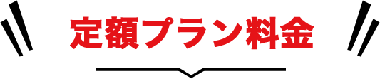 定額プラン料金